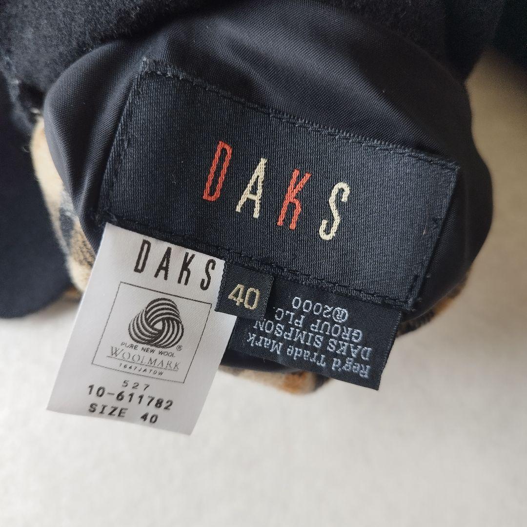 【ダブルフェイス&リバーシブル】DAKS リバーコート ユニセックス ブラック