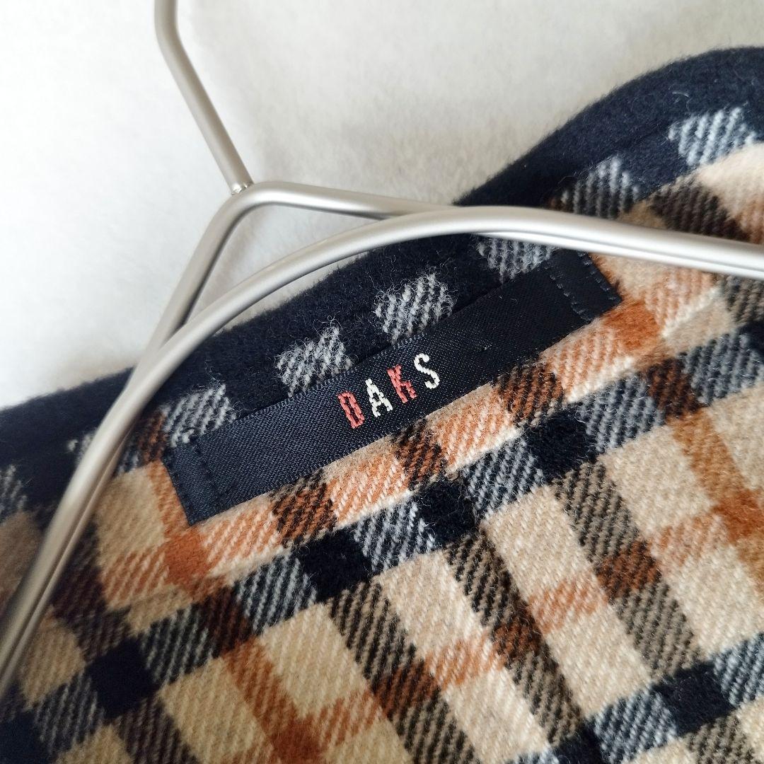 【ダブルフェイス&リバーシブル】DAKS リバーコート ユニセックス ブラック