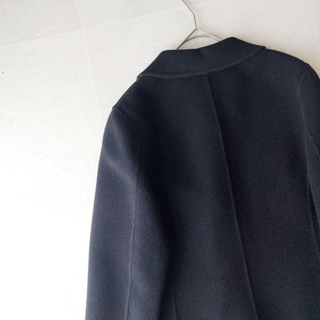 【ダブルフェイス&リバーシブル】DAKS リバーコート ユニセックス ブラック