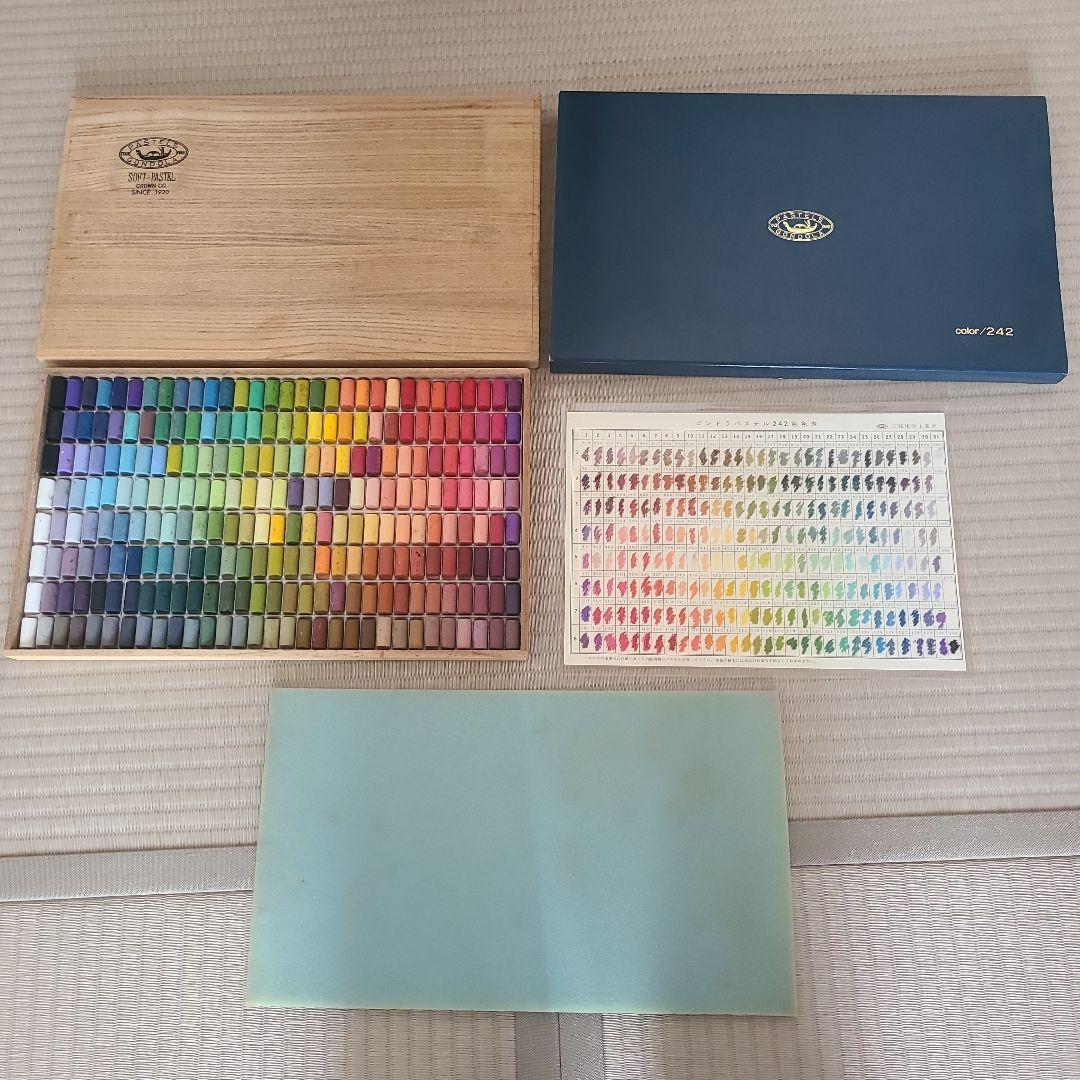 ゴンドラ　ソフトパステル　242　木製ボックス入り