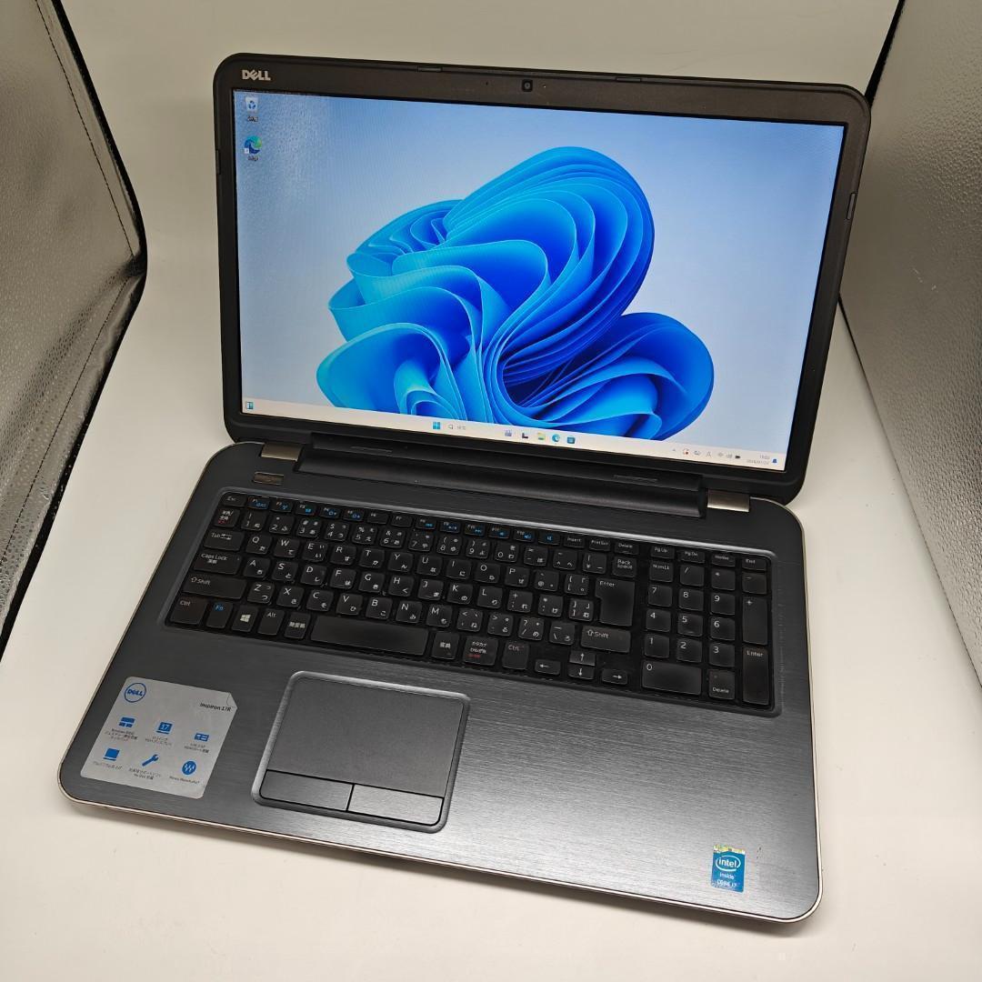 【DELL】高性能i7 SSD512GB 16GB 17.3インチ ノートPC