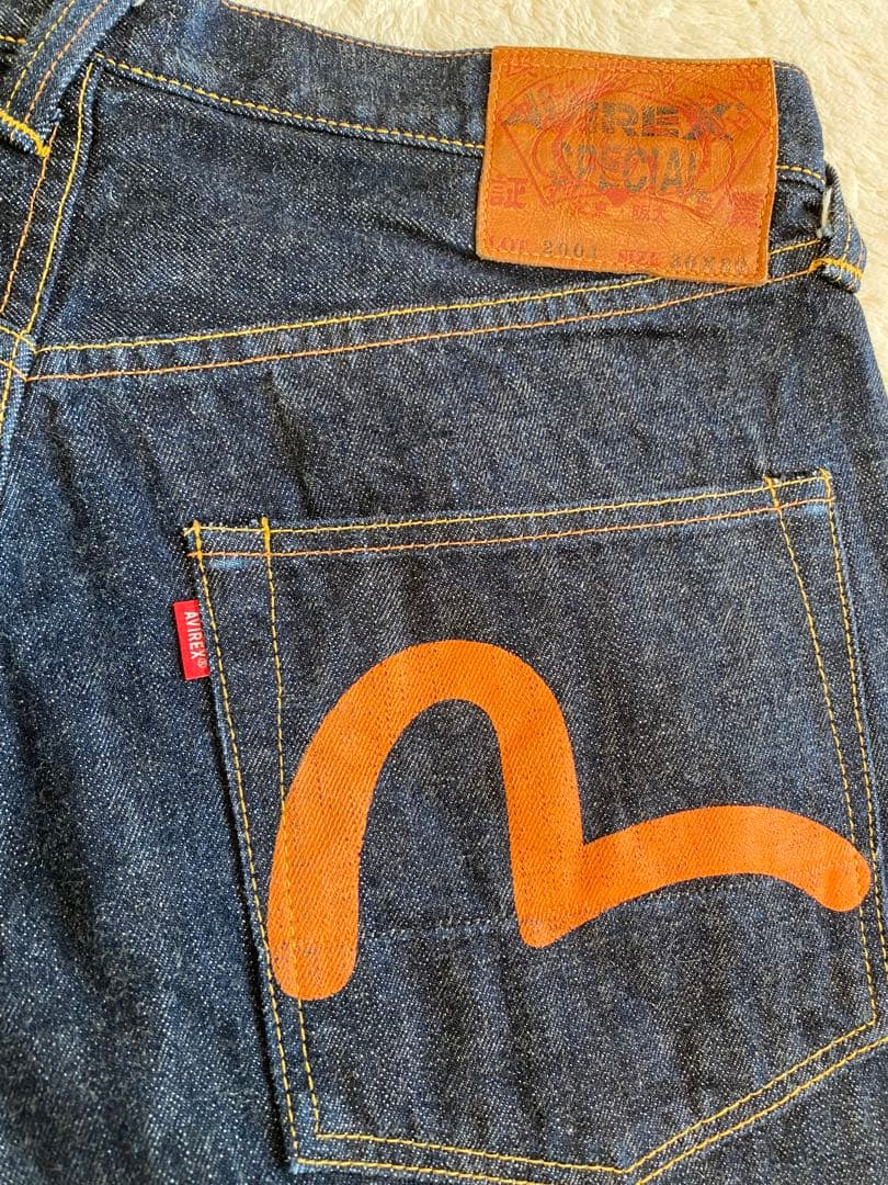 EVISU×AVIREX コラボジーンズ Lot2001 36×32