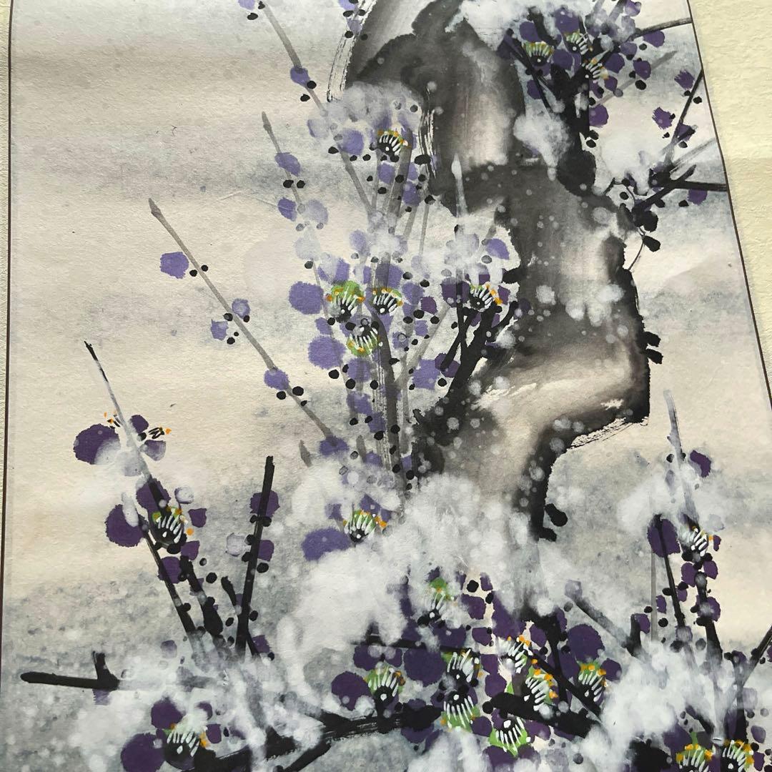 夕顔 杏の花 梅の花 など絵の掛け軸6点まとめ売り