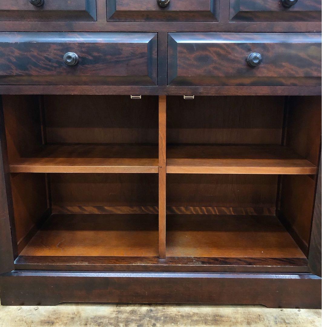 北海道民芸家具 北民 食器棚 飾り棚 民藝品 キッチンボード 2