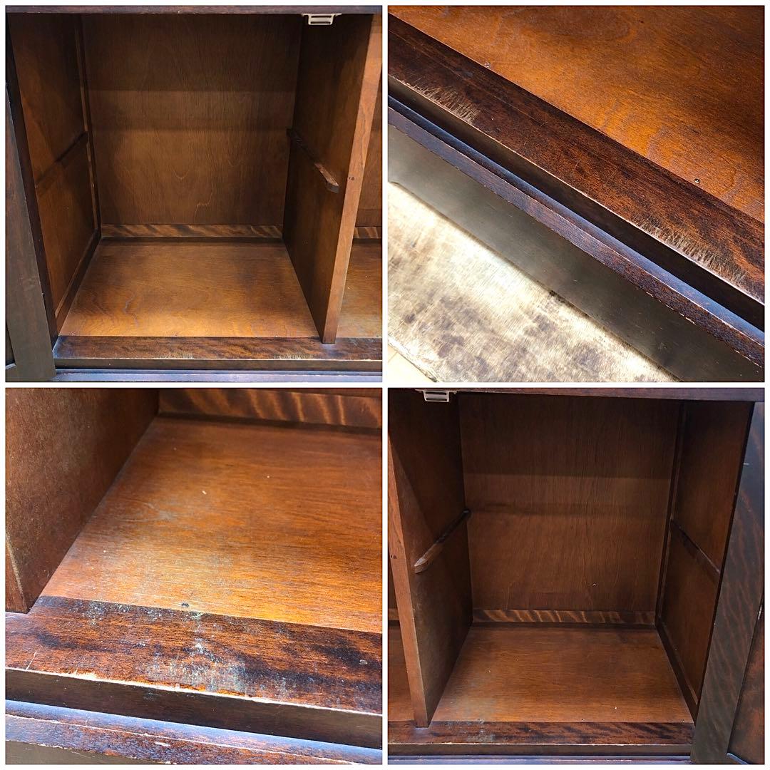 北海道民芸家具 北民 食器棚 飾り棚 民藝品 キッチンボード 2