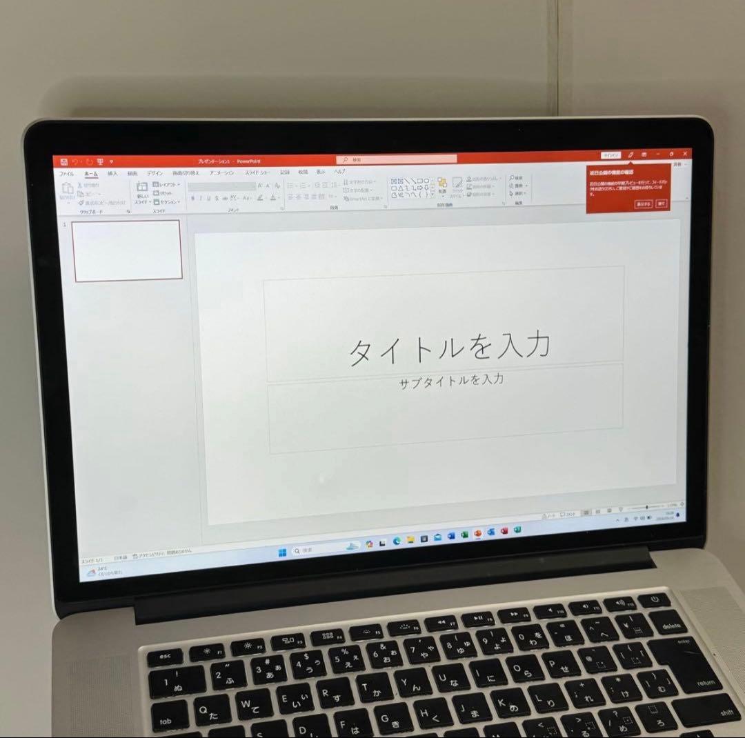 【新生活応援】MacBook Pro 15㌅ A1398 i7/16G/256G