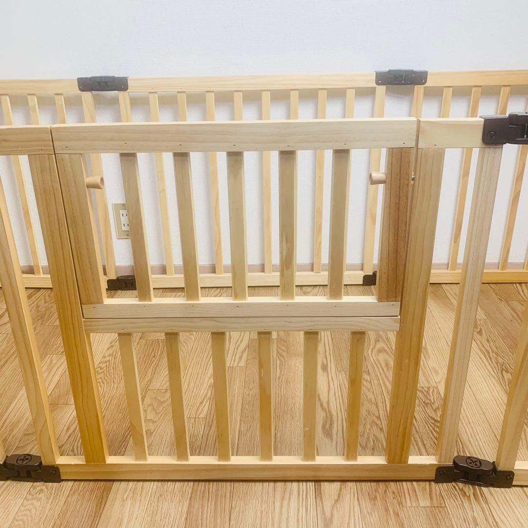 たためる 木製サークル フレックス 8枚 日本育児