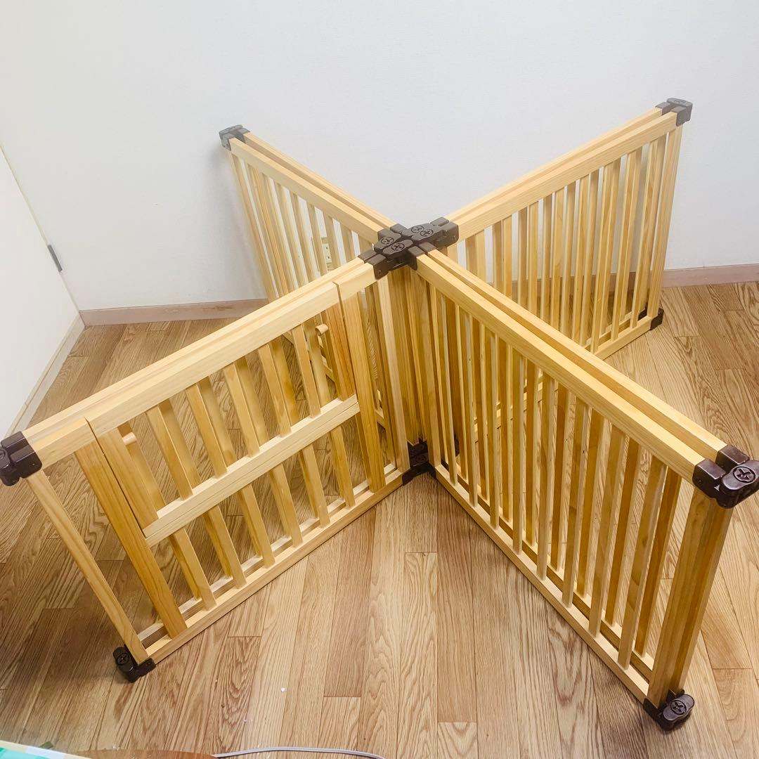 たためる 木製サークル フレックス 8枚 日本育児