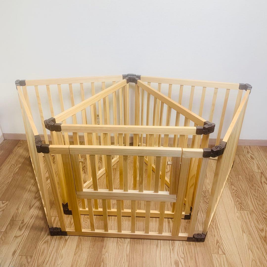 たためる 木製サークル フレックス 8枚 日本育児