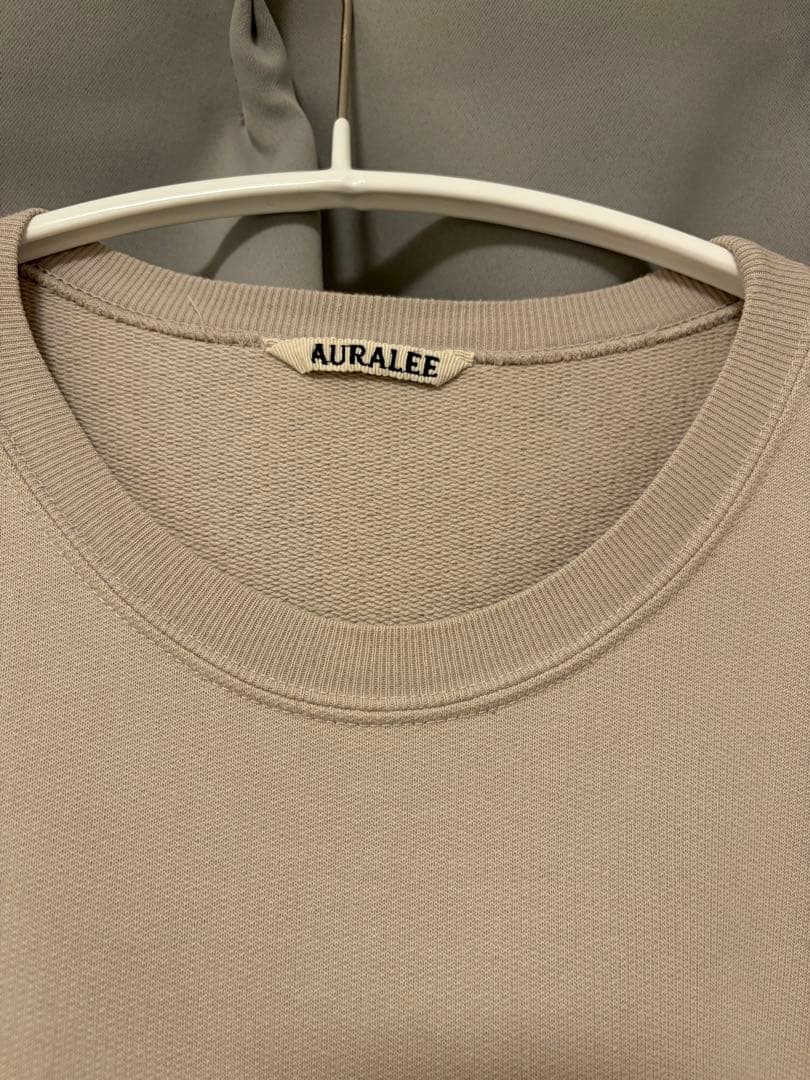 オーラリー スウェット SUPER SOFT SWEAT BIG P/O 2着