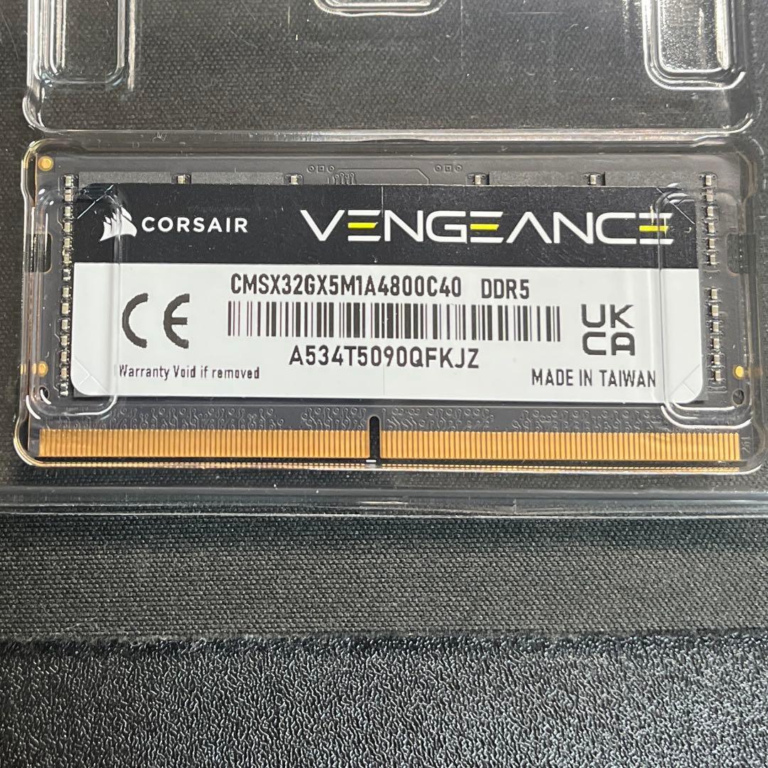 メモリー CORSAIR VENGEANCE SODIMM DDR5 32GB