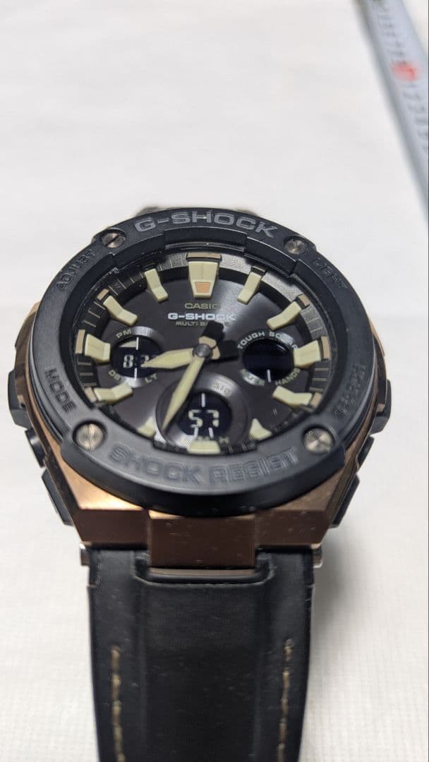 G-SHOCK 電波　GST-W120L-1AJF G-STEEL タフレザー