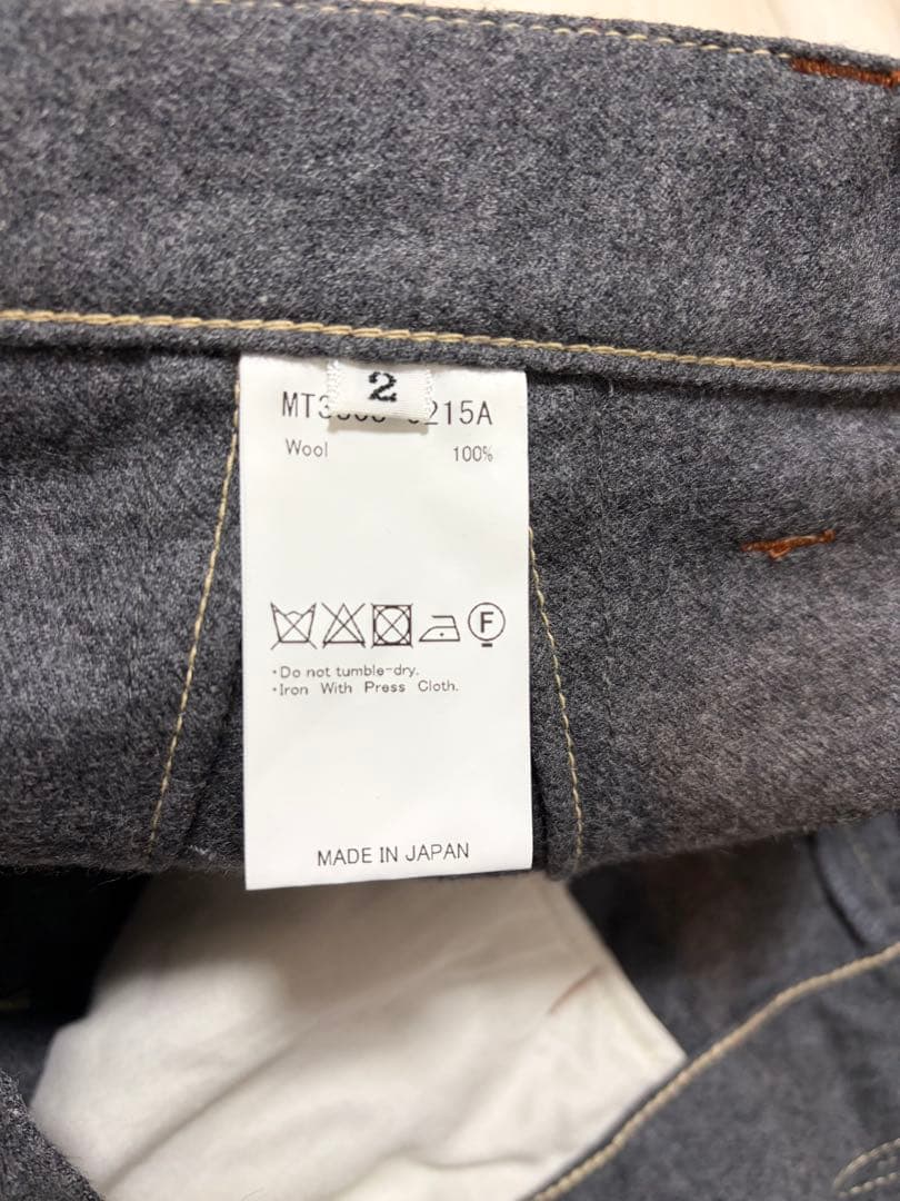 パンツ maatee&sons WOOL FLANNEL DOUBLE-KNEE 2