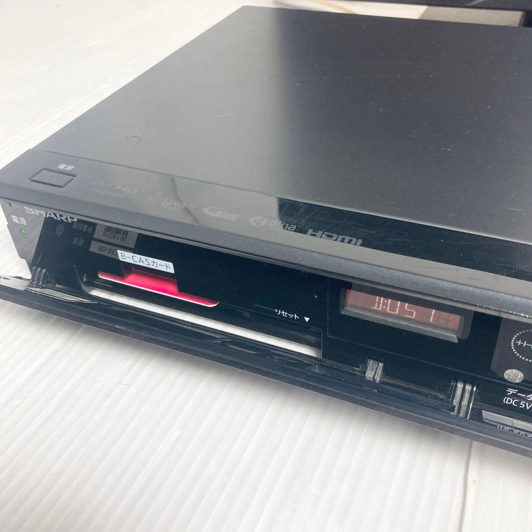 極美品 シャープ ブルーレイレコーダー BD-S570 2015年製 500GB