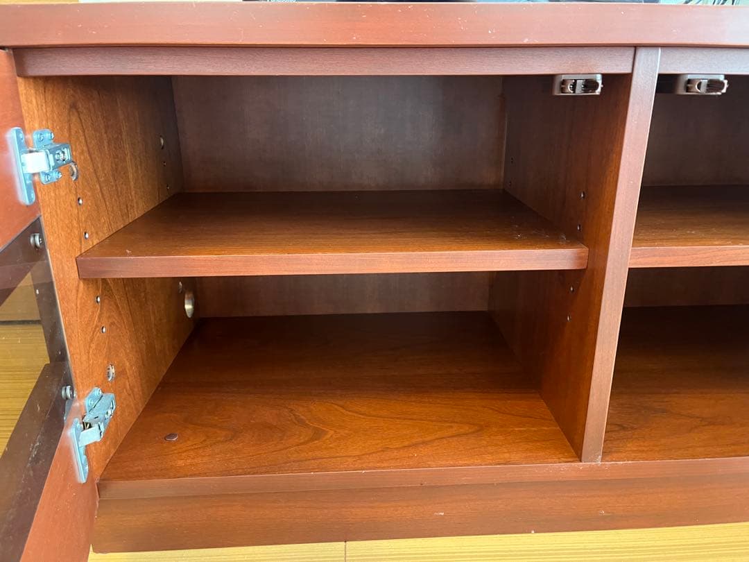 高橋工芸　ダークブラウン　アメリカンチェリー製　テレビ台