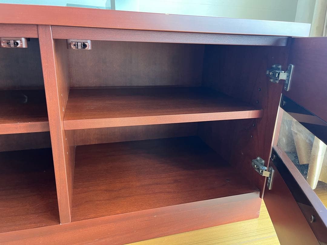 高橋工芸　ダークブラウン　アメリカンチェリー製　テレビ台