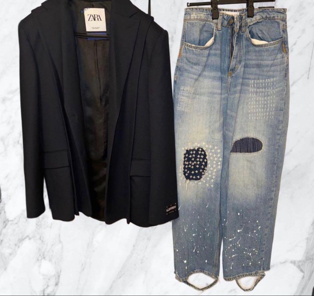 Zara×ADERERROR ブレザーデニムセット