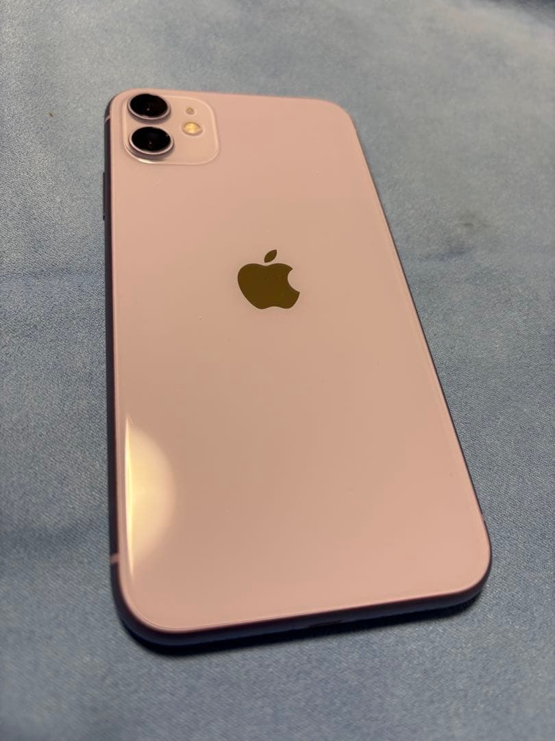 【バッテリー89%】Apple iPhone 11 パープル 　64GB 中古品