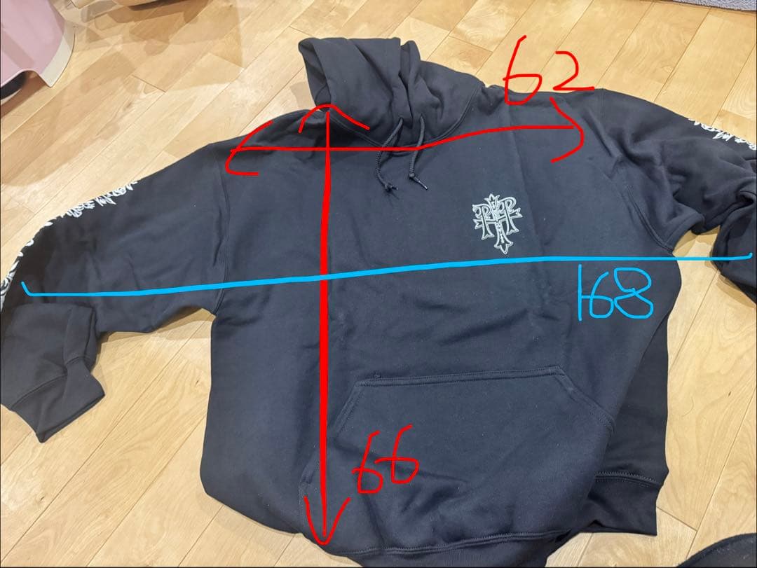 ア*ド様 Pay money to my pain ptp マリア パーカーXL