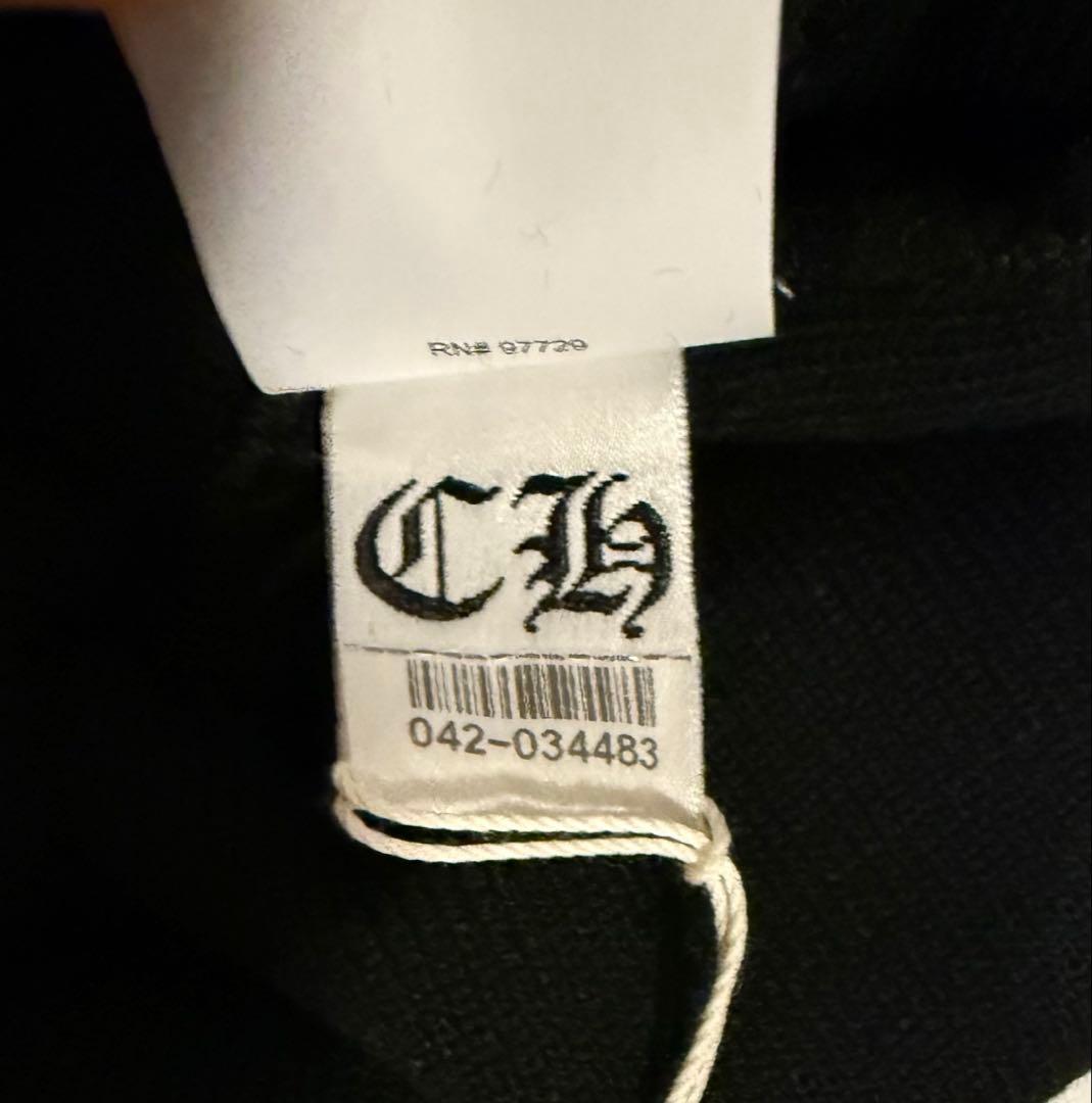 【正規品・新品未使用】クロムハーツ ロゴ刺繍 ニット帽 ビーニー