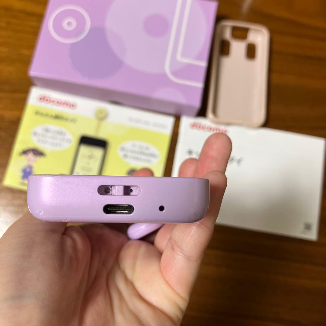 docomo キッズケータイ KY-41C ラベンダー 現行モデル