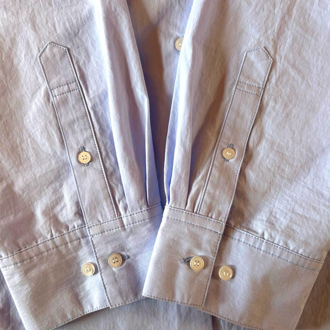 anuke アンヌーク Highcount Over Shirts アイスブルー