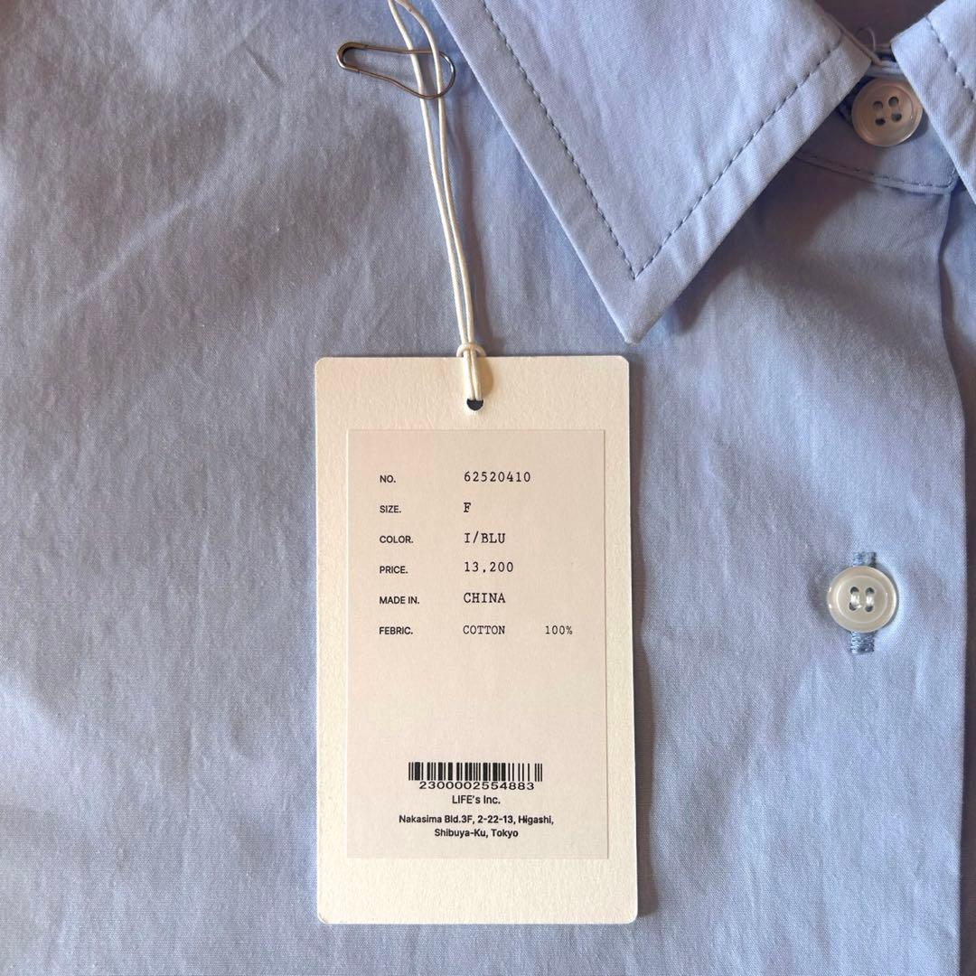 anuke アンヌーク Highcount Over Shirts アイスブルー