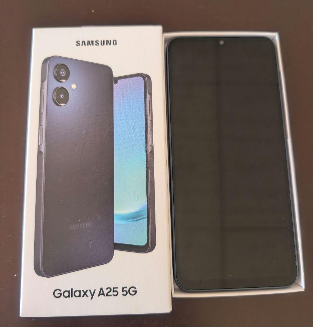 【美品】Samsung Galaxy A25 5G ブラック 64GB