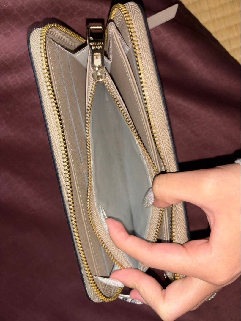 LOUIS VUITTON グレー モノグラム 長財布