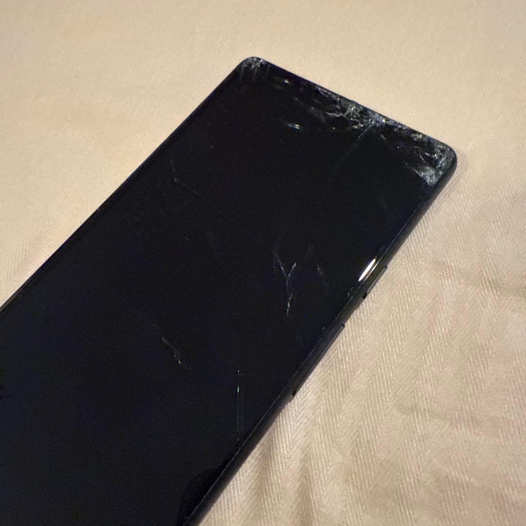 Google Pixel 6a ブラック 画面にひびあり