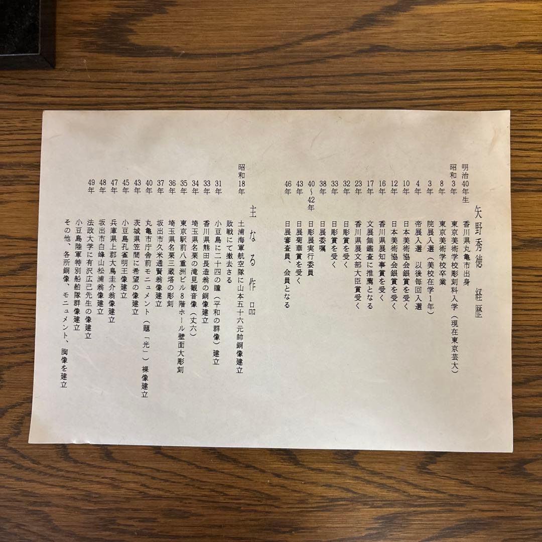 さっちゃん専用、ブロンズ像\"ねがい\" 矢野秀徳作