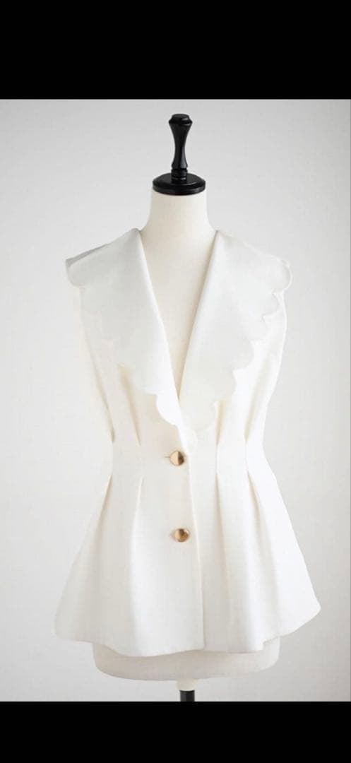 trefle トレフルプラスワン スカラップジレ ベスト