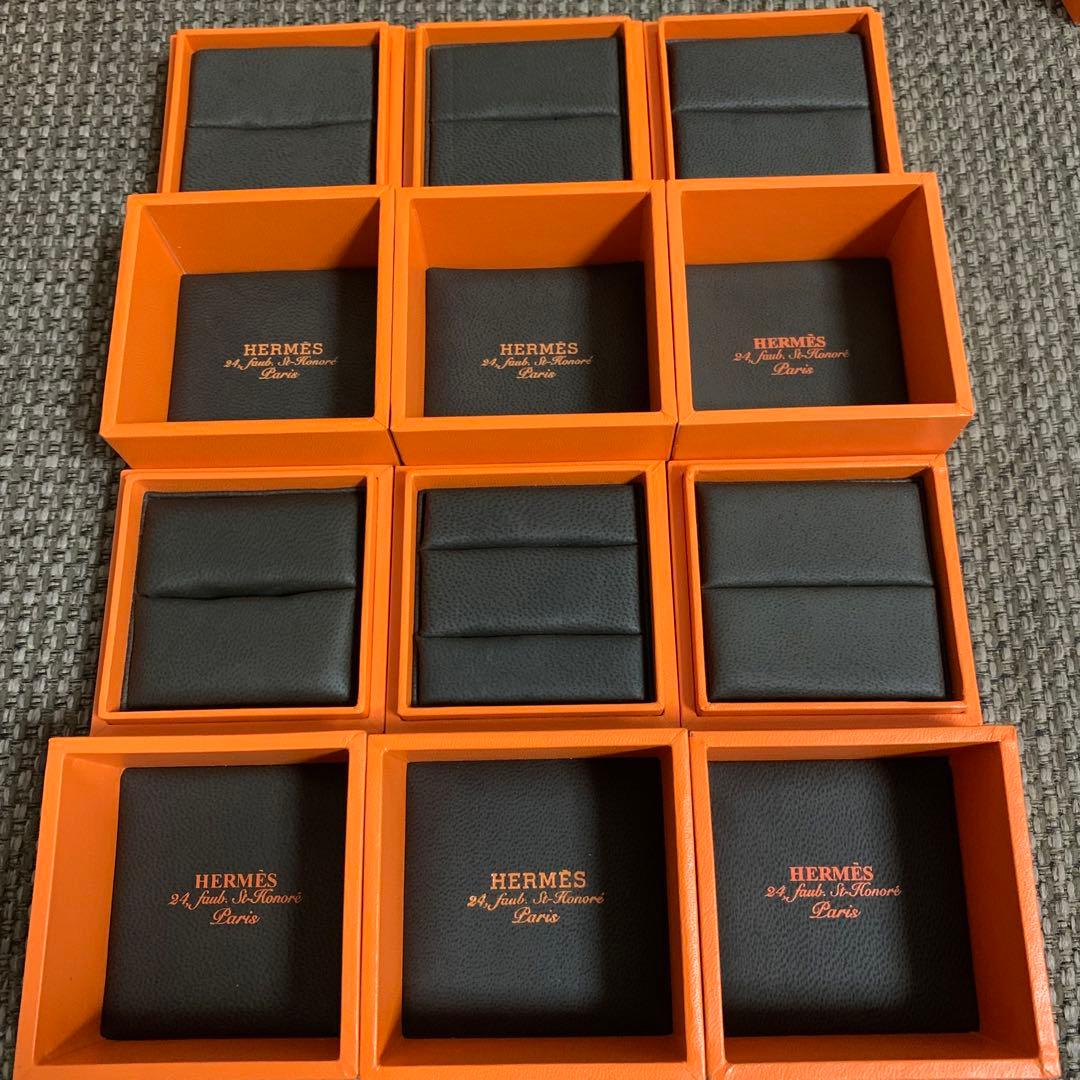 正規品　美品エルメス　アクセサリーリングなど入れ　空箱ケース　14個セット