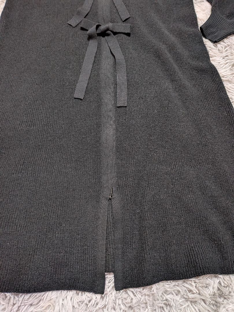 【新品】ブルーレーベルクレストブリッジ 　バックリボン　ニットワンピース