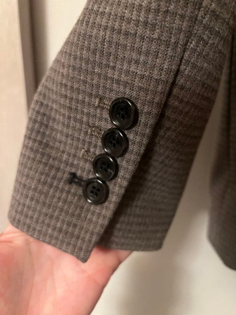 【値下げ】anuans ツイルダブルジャケット　MIX