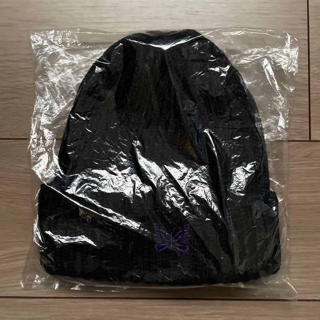 新品 needles Watch Cap Merino Wool ブラック