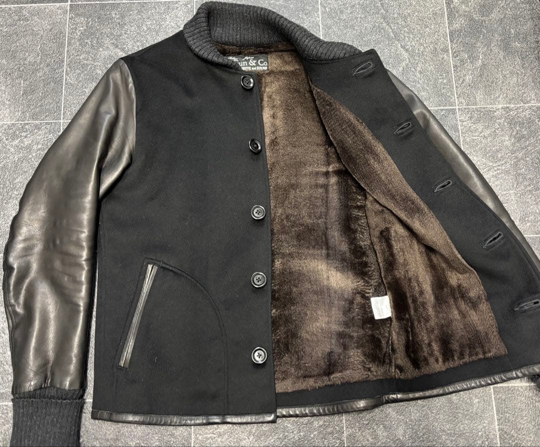 最終値下げ　【スロウガン】SLOW&GUNレザースタジャン　サイズ3キムタク