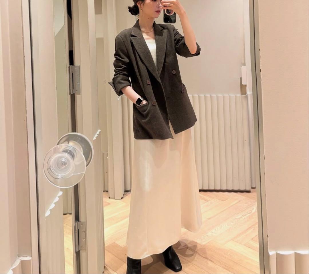 FRAY.I.D ダブルボタンウールジャケット ブラウン