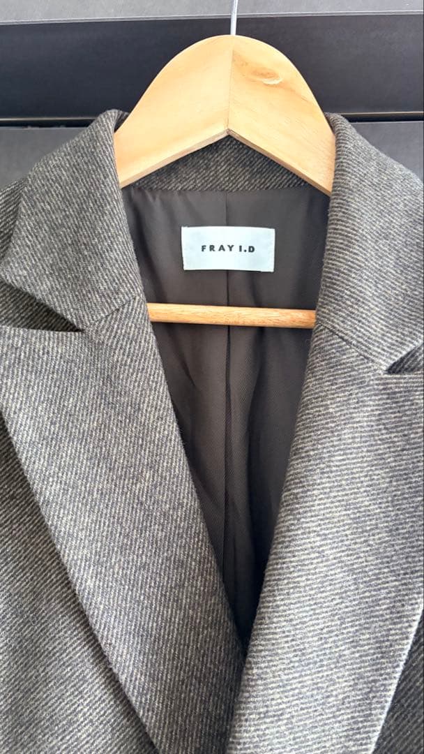 FRAY.I.D ダブルボタンウールジャケット ブラウン
