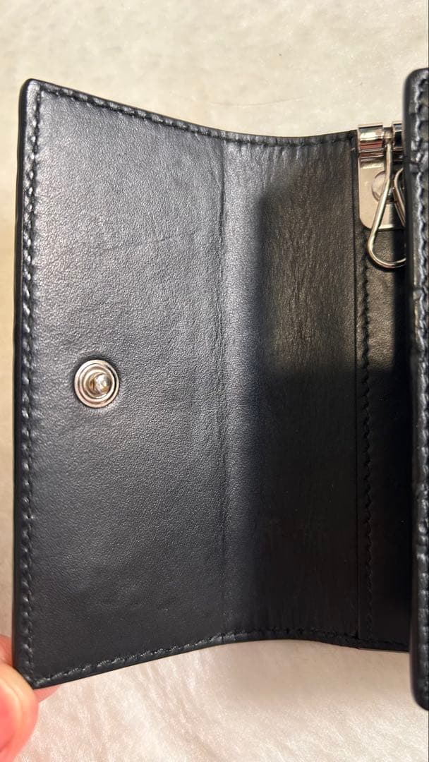 GUCCI　6連キーケース　GG型押し　リング　シマレザー