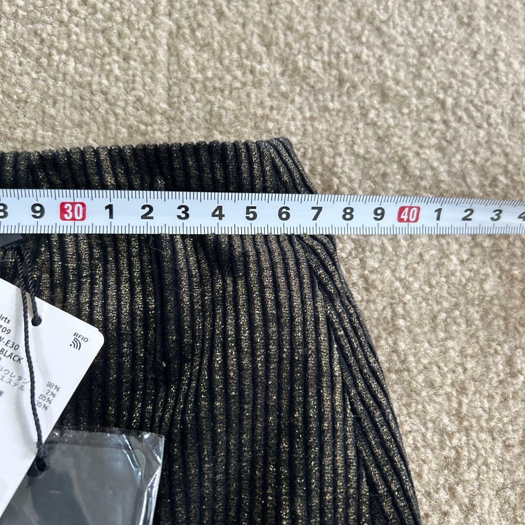 MARK&LONA 新品未使用スカート 定価32000円BLACK➕GOLD