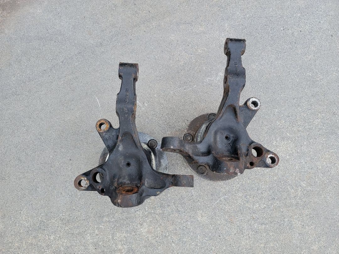 180sx　社外ナックル　社外ハブ　切れ角アップ