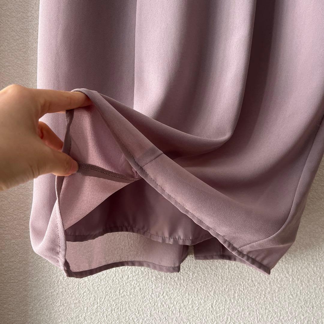 nianaシフォンドレス S モカ