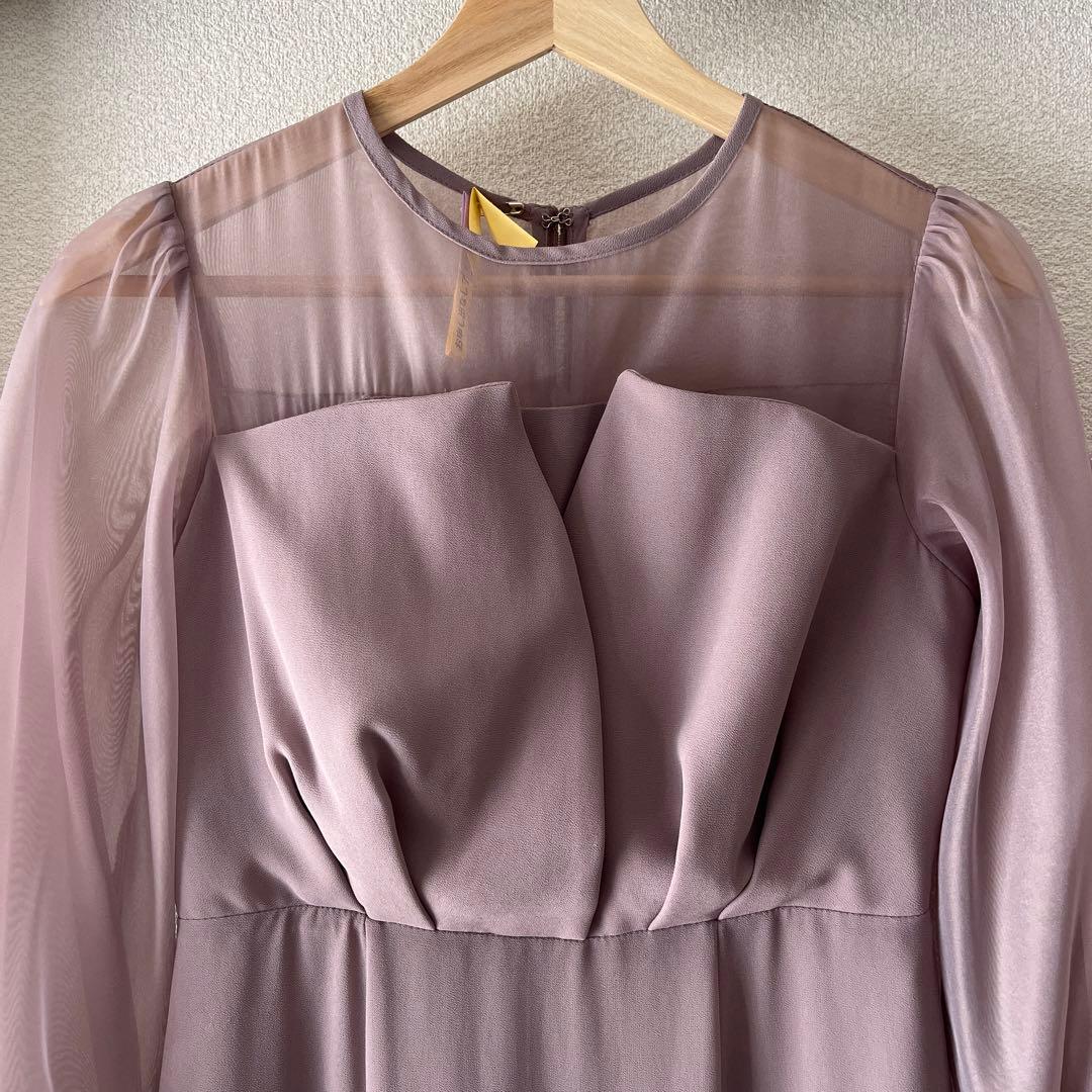 nianaシフォンドレス S モカ