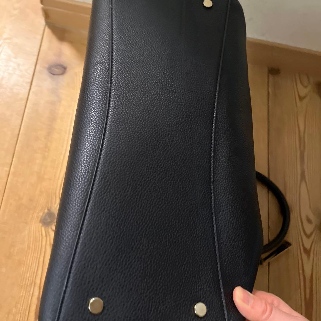 INDIVI 黒 バッグ A4可インディヴィ　就活　リクルート　仕事用　ビジネス