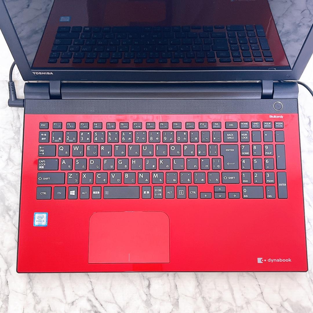 美品✨綺麗な赤✨爆速SSD薄型ノートパソコン✨Windows11カメラ・オフィス
