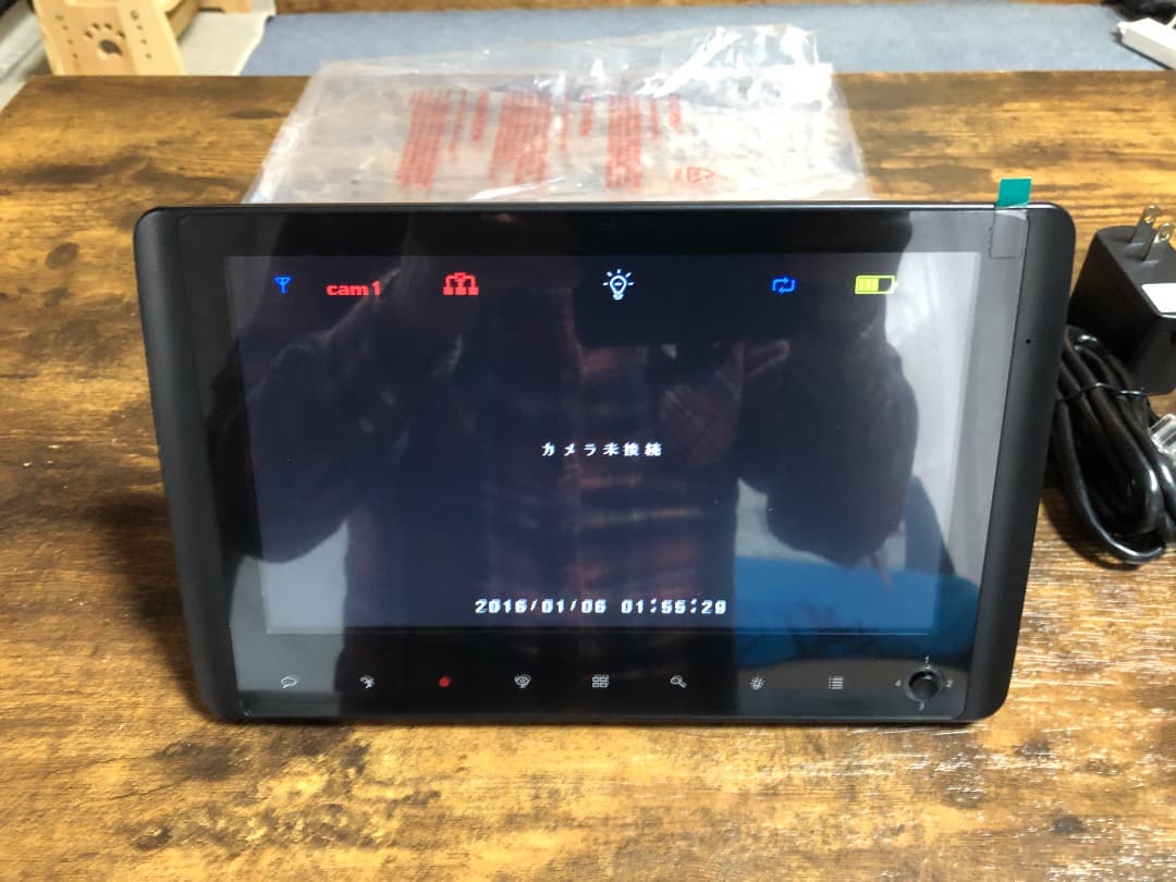 NSK NS-101W モニター&センサーライト機能付カメラセット