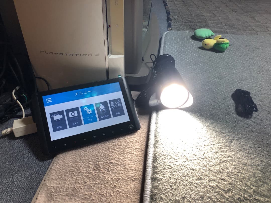 NSK NS-101W モニター&センサーライト機能付カメラセット