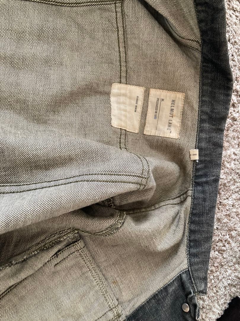 HELMUT LANG 本人期　ブラック デニムジャケット M