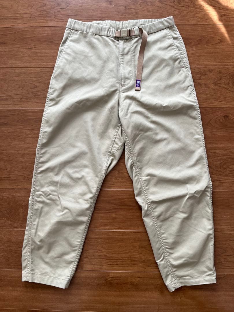 パープルレーベルStretch Twill Wide Tapered Pants